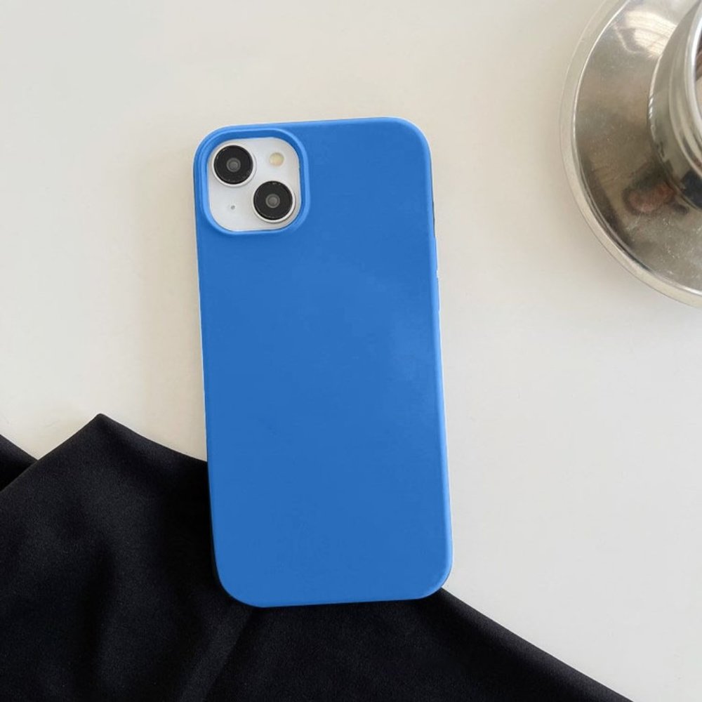 iPhone 15 Case Silicone Blue
